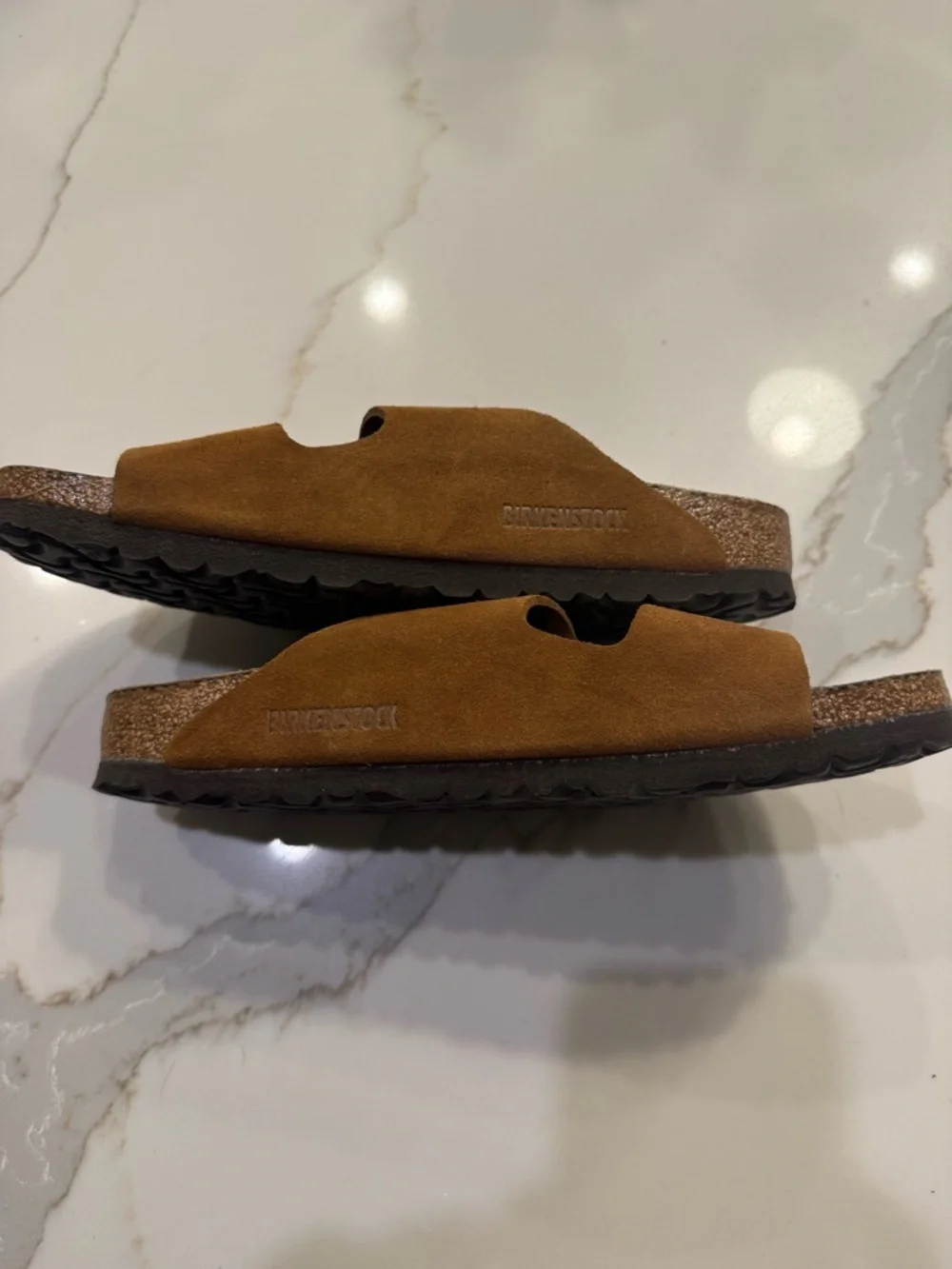 Birkenstock Suede Sandals - mink suede narrow - Picture 5 of 5